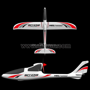 Wltos f959 अद्यतन पुशबैक 6 अक्ष Gyro ग्लाइडर उच्च गति 2.4g 3.5ch आकाश-किंग विमान (एपो) - Product Image 4