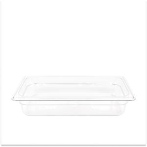 Conteneur GN 1/1 200MM transparent sans couvercle, empilable, en plastique rectangulaire, pour restaurant et hôtel - Product Image 2