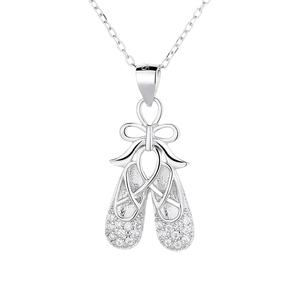 Joyería 925 plata esterlina bailarina <span class=keywords><strong>Ballet</strong></span> colgante bailarina danza collares - Product Image 5