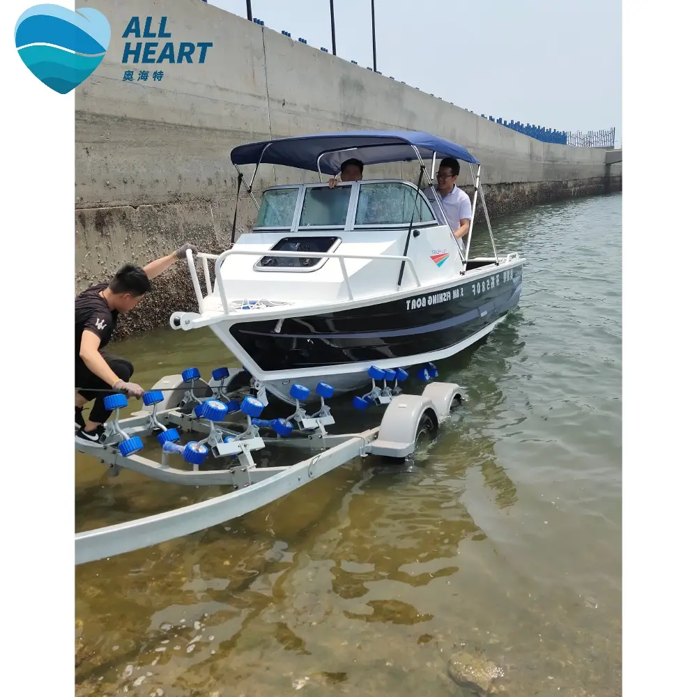 Panga balıkçı teknesi 5.8 metre kaynaklı alüminyum küçük hız teknesi küçük tekne satışı