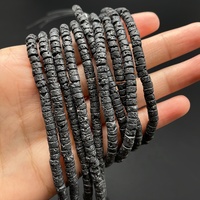 2*4mm Pierres Précieuses Disque Perles d'Espacement Heishi en Cristaux Naturels pour Fabrication de Bijoux DIY Bracelets et Colliers