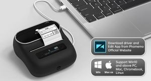 Imprimante d'étiquettes thermique <span class=keywords><strong>Phomemo</strong></span> <span class=keywords><strong>M220</strong></span> 58 mm avec Bluetooth pour supermarchés et petites entreprises - Product Image 3