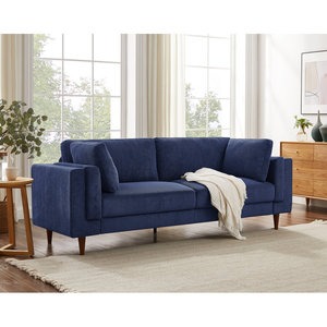 ชุดโซฟาโมดูลาร์พับได้ทันสมัยพร้อมผ้ากำมะหยี่สำหรับห้องนั่งเล่น ห้องนอน อพาร์ตเมนต์ - Product Image 1