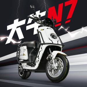 Moto électrique Big Bull N7 à pneus larges, toute neuve, haute vitesse 90 km/h, batterie au graphène haute puissance 35Ah, vélo de livraison modifié - Product Image 5