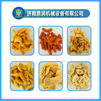 Ligne de production industrielle complète pour la fabrication de chips croustillantes en forme de bugles, machine d'extrusion, équipement d'usine de production de snacks frits en forme de bugles