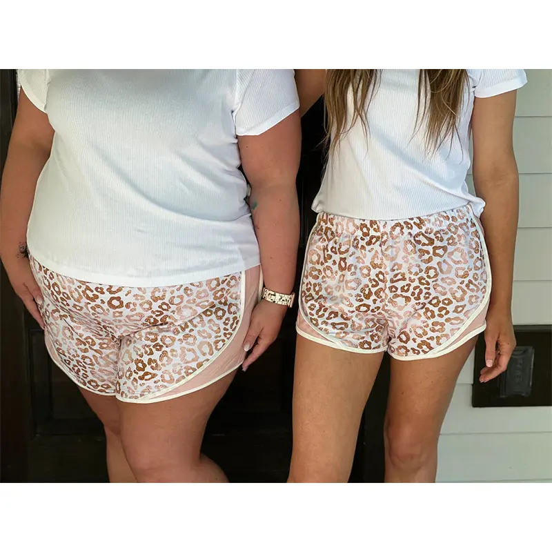 Hot Sale Summer Casual Leopard Camo Patchwork Women Shorts