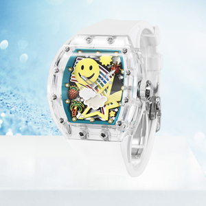 Montre mécanique automatique de nouvelle conception, verre saphir transparent, montre-bracelet mécanique de luxe étanche, OEM personnalisé L - Product Image 4