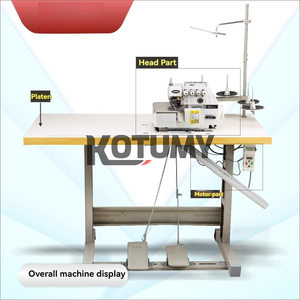 Máquina de Coser Industrial Doméstica de Accionamiento Directo, de Cuatro y Cinco Hilos, Eléctrica, para Remallar y Coser con Bloqueo - Product Image 4