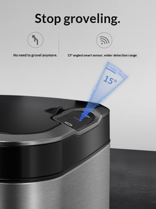 <span class=keywords><strong>Poubelle</strong></span> à capteur ELPHECO, couvercle intelligent pour la cuisine, le salon, grande capacité, automatique, haut de gamme, stérilisation et désinfection créatives - Product Image 4