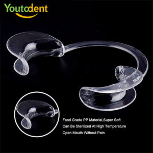 Ouvreur de bouche de blanchiment des dents en forme de C noir orthodontique écarteur de joue fabriqué à partir de plastique - Product Image 6