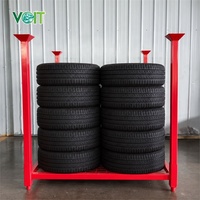 Étagères de stockage de palettes autoportantes en acier doux VOIT 60 pouces (152,4 cm)
