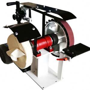 Máquina de pulido de acero inoxidable con banda de tela, equipo de pulido tipo máquina de banda, lijadora de arco de banda - Product Image 6