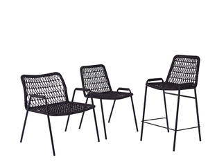 Lusso Design moderno <span class=keywords><strong>Rattan</strong></span> sedia da pranzo convertibile interno/esterno per mobili per la casa - Product Image 5