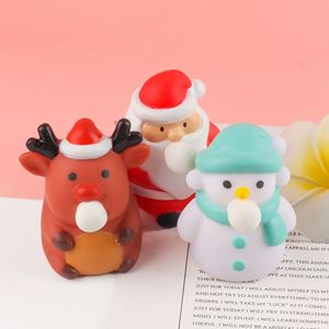 Novelty Christmas Spits <b>Bubbles</b> Squeeze Fidget Toys Soft Santa Claus Elk Anti Stress Relief Toy for Autism <b>Kids</b> Gift - Product Image 3
