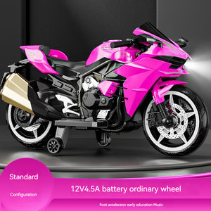 Çocuk elektrikli iki tekerlekli motosiklet binmek-on araba 12V şarj edilebilir büyük oyuncak motosiklet erken eğitim ile - Product Image 6