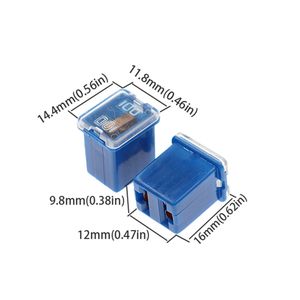 Mini Fusible Carré Automatique 20A 30A 40A 50A 60A 70A 80A 90A 100A 120A Connecteur à Broches Courtes Vente en Gros pour Voitures et Camions - Product Image 2