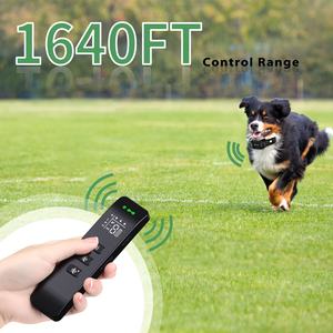 दूरस्थ वाटरप्रूफ छाल के साथ कोई शॉक डॉग प्रशिक्षण कॉलर और व्यवहार उपकरण कुत्ते के लिए छाल निवारक उपकरण - Product Image 4