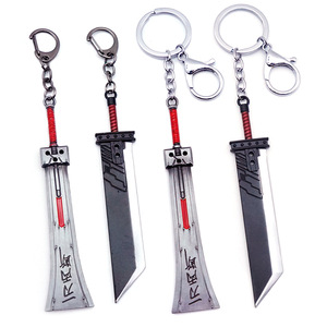 Lilangda 2024 mới sáng tạo kim loại Keychain nhà sản xuất cuối <span class=keywords><strong>c</strong></span>ùng tưởng tượng 7 (FF VII) đám mây Buster thanh kiếm kim loại Keychain bán buôn - Product Image 3