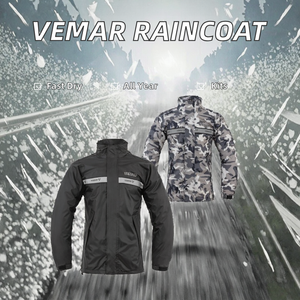 Veste de pluie pour moto VEMAR pour homme, tissu CHUNYA 190T 75D, séchage rapide, manches longues, imprimé par transfert thermique, pour le camping, la randonnée, la pêche - Product Image 2