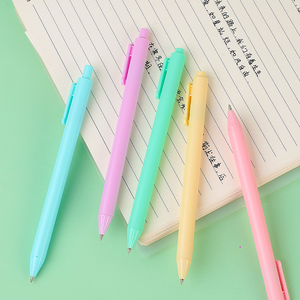 Pulpen Macaron Murah X722 Multiwarna Promosi Pulpen Plastik Bolpoin Iklan Pulpen Gel Logo Kustom - Product Image 1