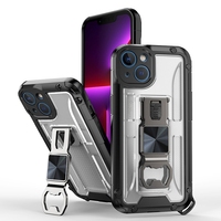 Étui de téléphone portable Anti-chute PC + TPU, accessoires de téléphone portable, ouvre-bouteille, étui de téléphone magnétique pour Iphone