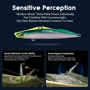 Kingdom <span class=keywords><strong>2022</strong></span> Nouveaux leurres durs VIB, leurres sans lèvres Vib, leurres de pêche Lurekiller, appâts artificiels, vibrations de poissons, vente en gros pour la pêche en eau salée - Product Image 3