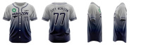 Teknik Cetak Kustom Pakaian Olahraga Grosir untuk Tim Seragam Jersey Baseball Dewasa Berkualitas Tinggi