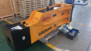 Mini-excavatrices silencieuses de type boîte SOOSAN SB140, accessoires, pièces de rechange gratuites, facilitent la construction et la démolition - Product Image 2