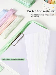New A4 Stationery Large Capacity <b>File</b> Test Paper <b>Storage</b> Bag Transparent Waterproof Mesh Organizer Folders Handbag - Product Image 4