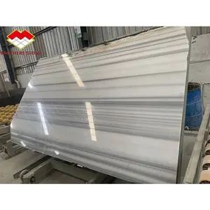 Personnalisé Gris Naturel En Bois L'équateur Marbre Carrelage Usine Prix Zebra Marbre Blanc Marmara