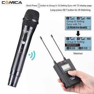 Comica Cvm-Wm200 casque sans fil dynamique petite abeille microphone à condensateur fonction d'annulation de bruit pour interview Radio Mark One - Product Image 4