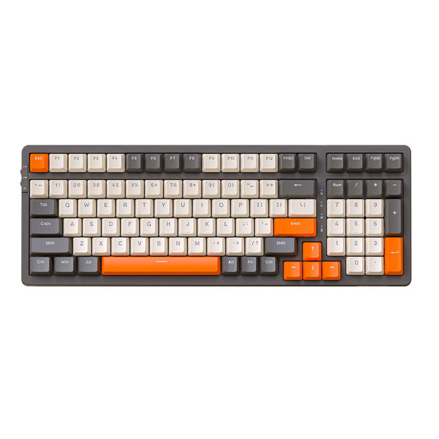 K8 100 Key Wireless Mechanical Keyboard Tri-mode Connection Full Key Hot Swap Keys Gasket Laptops Keyboard