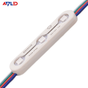 โมดูลไฟ LED 12V 1W RGB 3 หลอด SMD 5050 สำหรับป้ายไฟตัวอักษรช่องแสง - Product Image 1