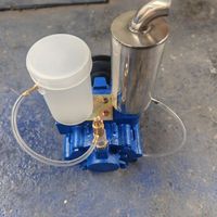 Nouvelle machine à traire électrique portable Bolu en fonte 220V avec pompe à vide, débit d'aspiration de 250 L/min, garantie 1 an pour vaches et chèvres
