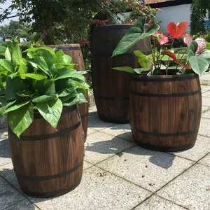 وعاء خشبي للزينة, وعاء خشبي للزينة يستخدم كديكور في حفلات الزفاف - Product Image 6