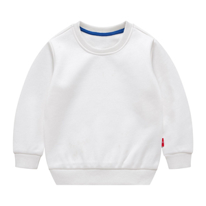 Printemps-automne <span class=keywords><strong>Pull</strong></span> en molleton de coton à manches longues couleur bonbon solide pour enfants Vêtements de sport <span class=keywords><strong>Pull</strong></span> pour enfants - Product Image 2