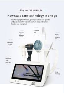 Mesin Perawatan Rambut Multifungsi 5 in 1 untuk Mengatasi Kerontokan Rambut, Merangsang Pertumbuhan Rambut, Perawatan Kulit Kepala, Analisis Kulit Kepala, Terapi Cahaya untuk Klinik, Spa, dan Salon - Product Image 4