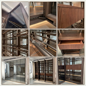 Porte-bouteilles mural de style italien minimaliste moderne et luxueux avec éclairage LED pour bar, maison, cave, villa - Product Image 2