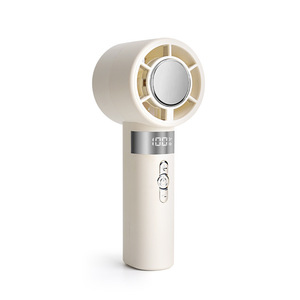 Asahi <b>Mini</b> Handheld Fan Digital Display <b>USB</b> Rechargeable Portable Cooling Indoor Outdoor Use - Product Image 2