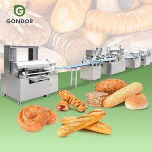 Machine à pain d'abeille, améliorateur allemand, ligne de fabrication de croissants automatique pour ensemble complet d'usine de tost - Product Image 1