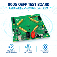 Papan Uji Modul Optik OSFP 800G untuk Pusat Data, Perlengkapan untuk Penggunaan Jalur Produksi Burn-in Switch dan Router Telekomunikasi