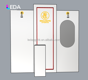 LEDA Custom Modern Wedding Backdrops White <b>Acrylic</b> <b>Mirror</b> Name List Welcome Sign Wedding Hall Reception Events Decor - Product Image 3