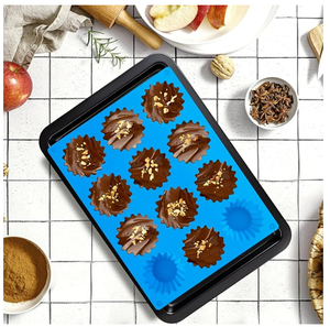 Moldes <span class=keywords><strong>de</strong></span> <span class=keywords><strong>Silicona</strong></span> Antiadherentes <span class=keywords><strong>de</strong></span> 12 Cavidades para Copas <span class=keywords><strong>de</strong></span> Mantequilla <span class=keywords><strong>de</strong></span> Maní y Bombones <span class=keywords><strong>de</strong></span> Chocolate para Fat Bombs - Product Image 4