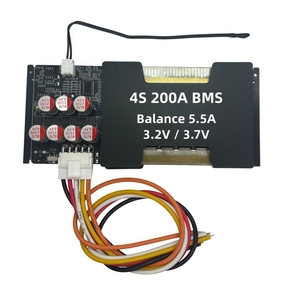 4S 3.2V 14.6V LiFePO4 32140 BMS 400A Carte de protection de stockage d'énergie à courant élevé fonction d'équilibrage actif 5.5A - Product Image 2