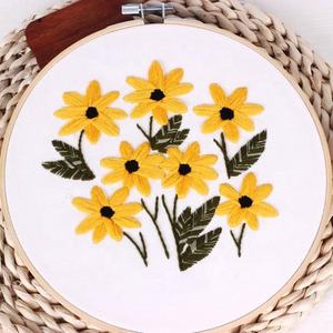 <span class=keywords><strong>Kit</strong></span> de broderie créative fait main en gros pour la décoration de la maison, <span class=keywords><strong>kit</strong></span> de point de croix, broderie, cerceau en bambou - Product Image 6