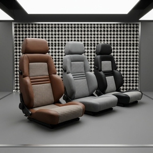 <span class=keywords><strong>Sedili</strong></span> da Corsa Classici JBR1081B QL Houndstooth per Auto in PVC e Pelle Scamosciata, <span class=keywords><strong>Sedili</strong></span> Modificati per Auto da Corsa - Product Image 1