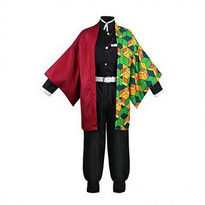 <span class=keywords><strong>Costume</strong></span> <span class=keywords><strong>de</strong></span> cosplay Demon Slayer, Shinobu Ijime Kanae, anime, pour femmes adultes, haori à manches bouffantes - Product Image 2