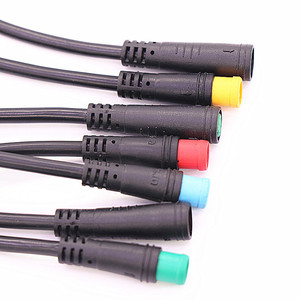 M8 2-Core untuk 6-Core kabel konektor tipe DC tahan air stabilitas tinggi 4Pin colokan listrik jantan aplikasi berperingkat 2A - Product Image 1