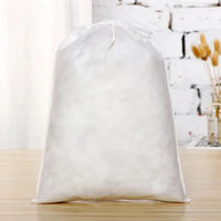 Sac à poussière en non-tissé avec cordon de serrage, personnalisable avec logo, multi-usages pour emballage de cadeaux, motif lettre, vente en gros