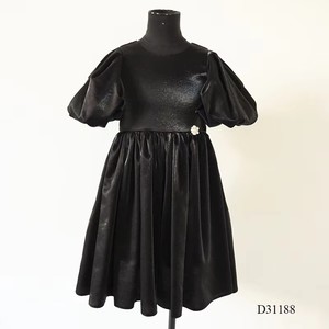 D31188B Abito Nero Retrò ed <span class=keywords><strong>Elegante</strong></span> con Maniche a Lanterna, <span class=keywords><strong>Vestito</strong></span> da Damigella - Product Image 4